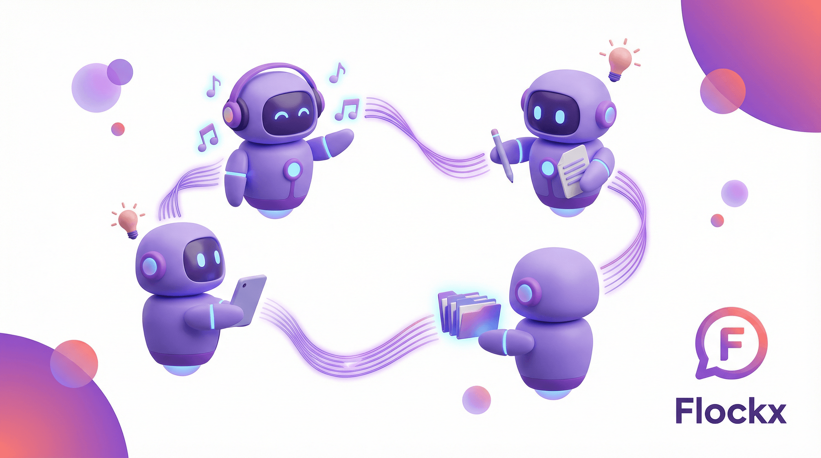 Multi-Agent Collaboration - AI robots working together for creative professionals