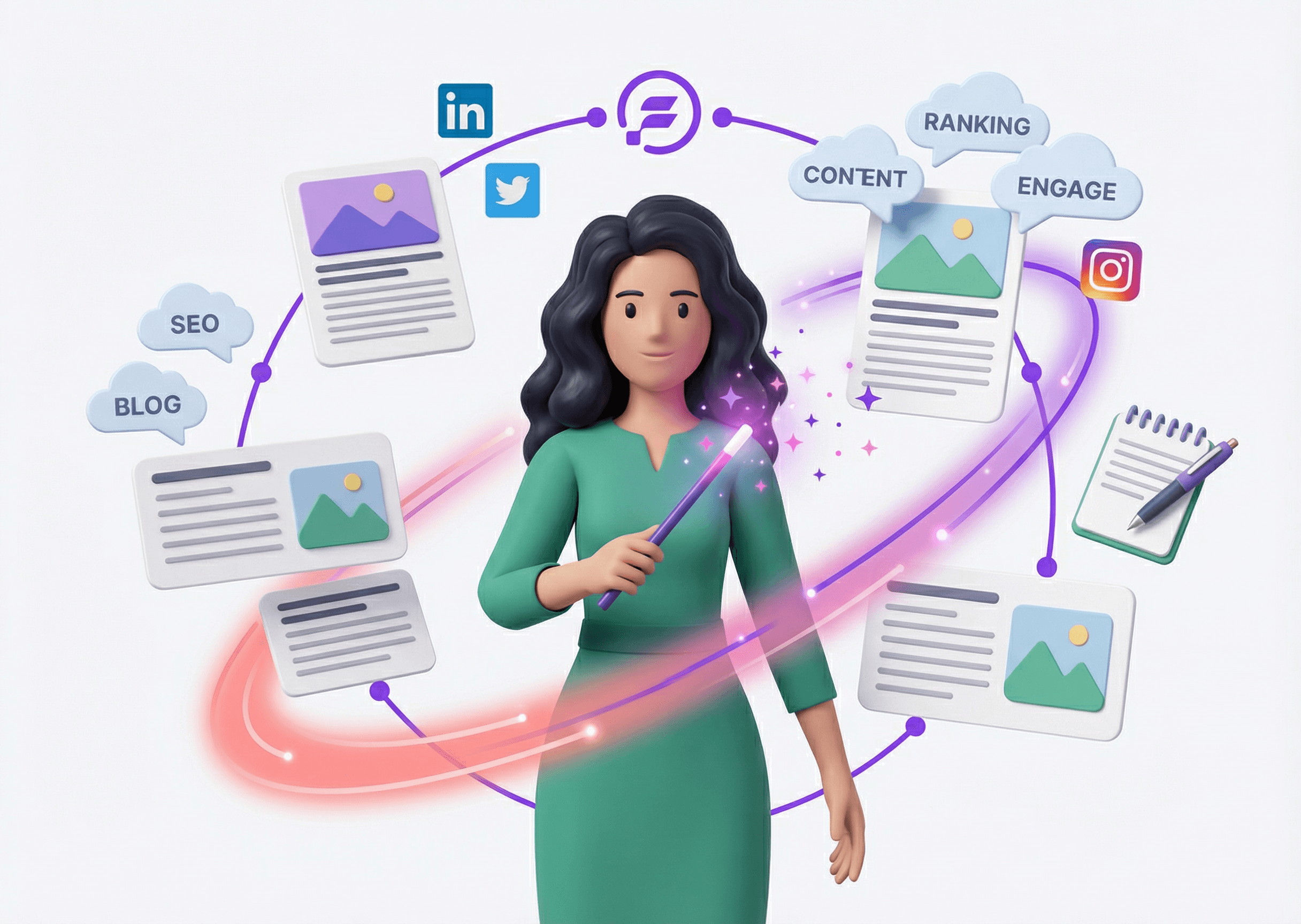 Clara - Your AI Content Creator specialist for blog posts, social content, and email sequences