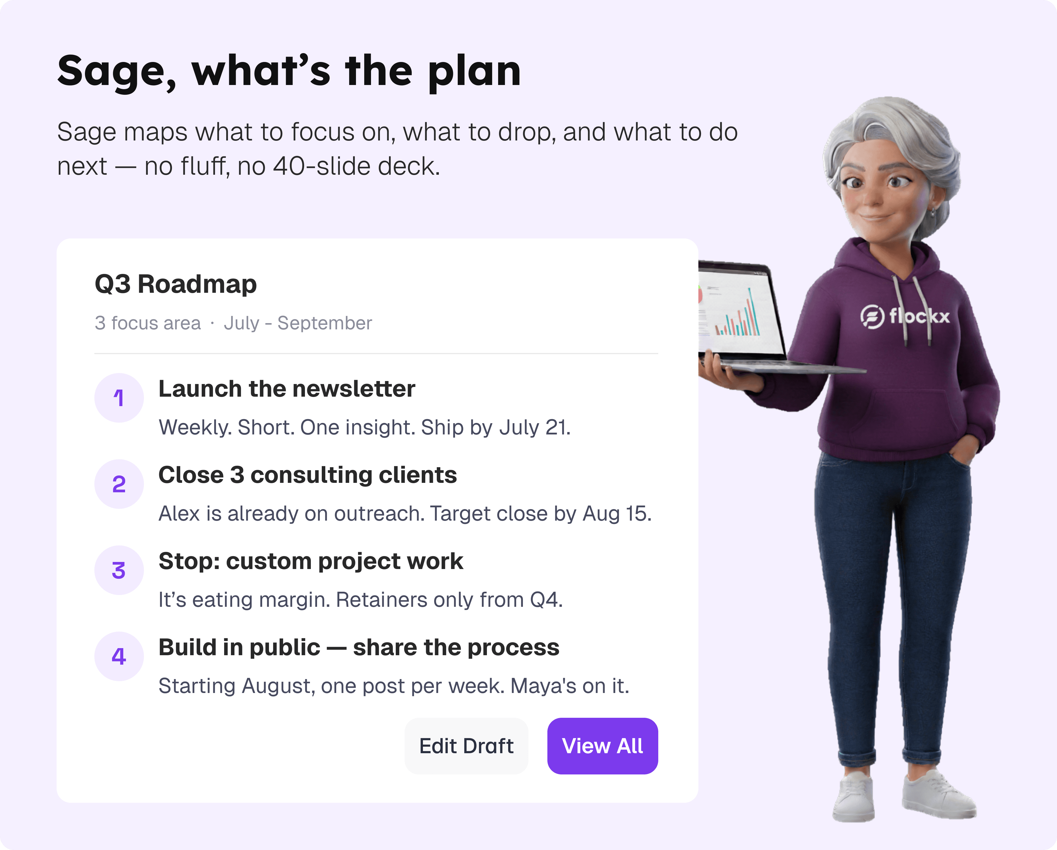 Solo founder running every part of the business while their team handles distribution