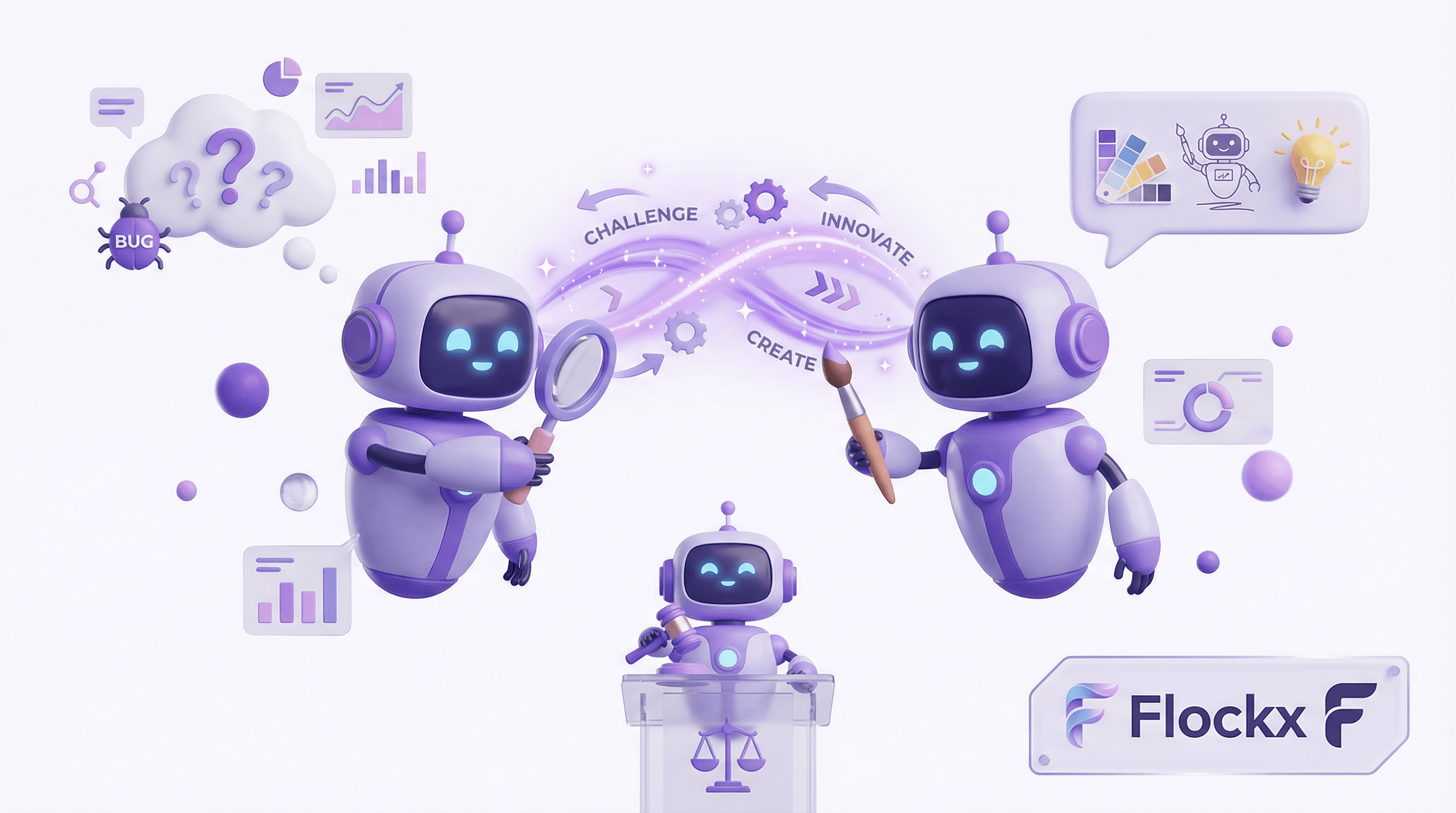 Why Your AI Team Should Argue - AI robots in productive creative debate