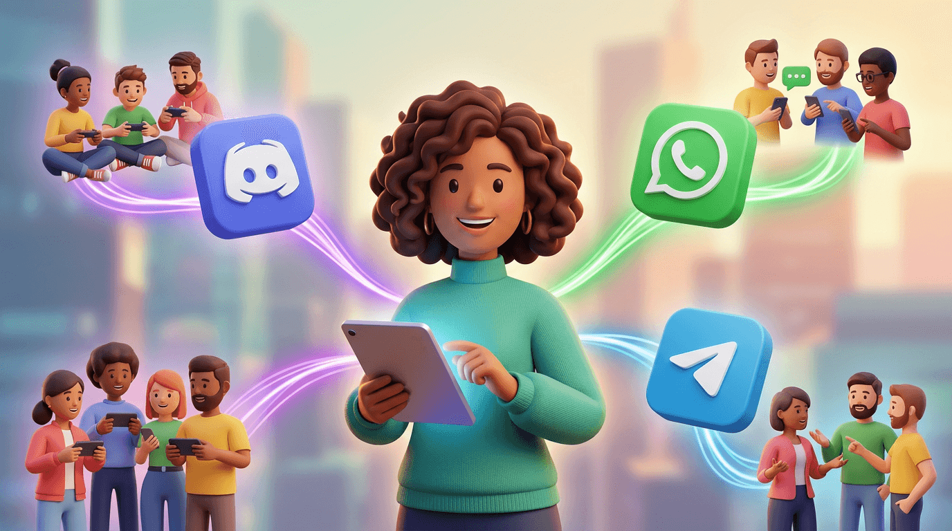 Your Community, Everywhere: Discord, WhatsApp, and Telegram