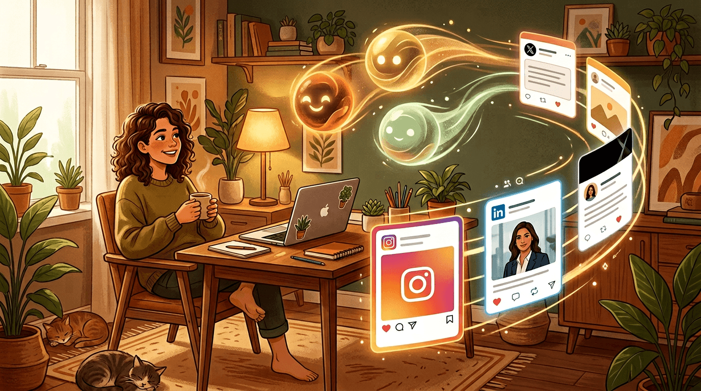 Your AI Social Media Manager: Set It, Review It, Post It - Flockx - AI ...