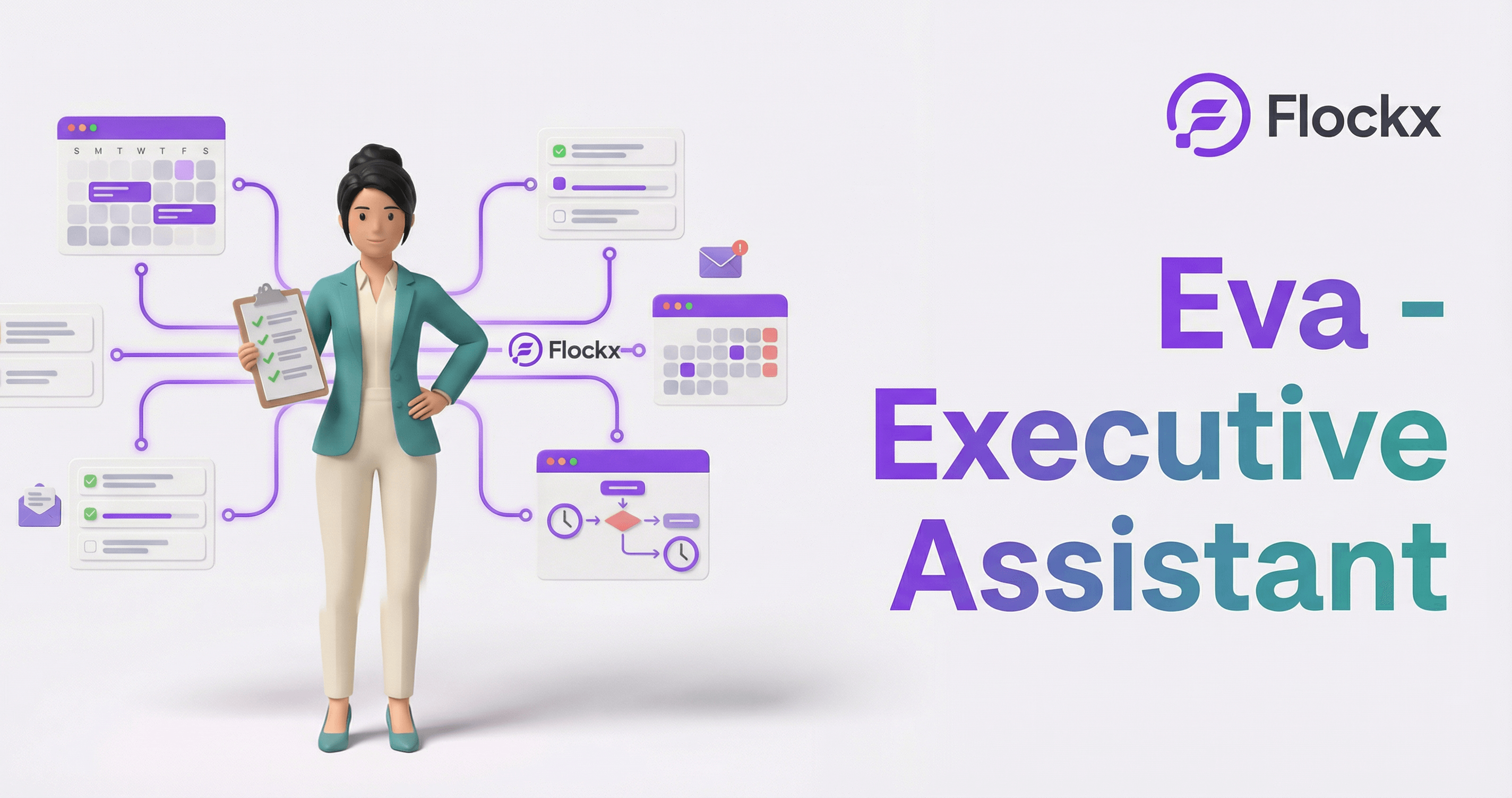 Eva - Executive Assistant - AI Team Capabilities - Flockx - AI Team for ...