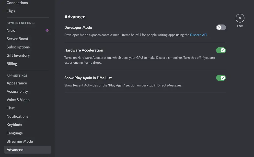 step 1 - dev mode