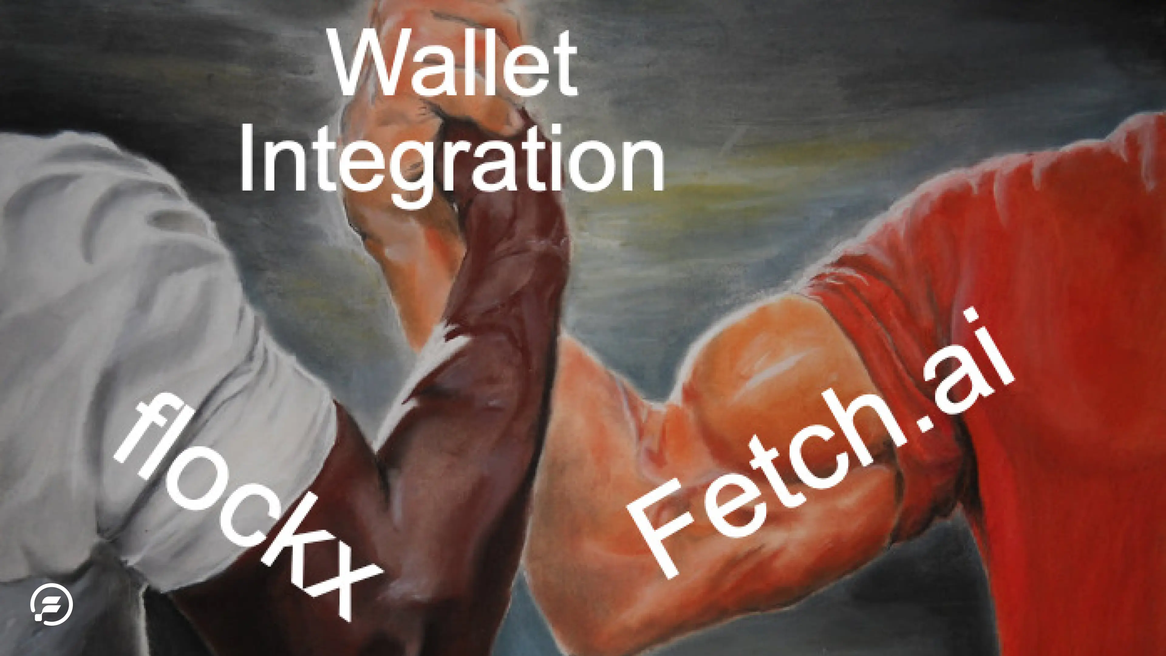 Fetch ai and flockx teaming together meme