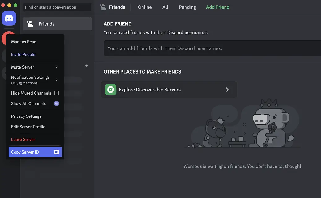step 1 - Discord Server ID