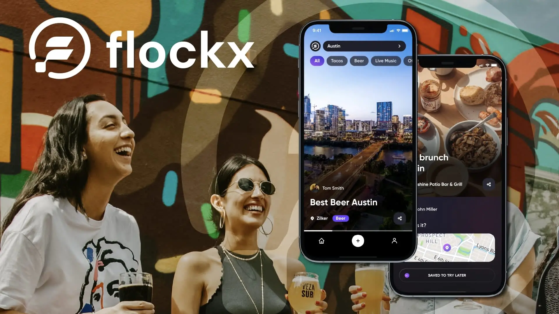 The new and improved flockx mobile app!